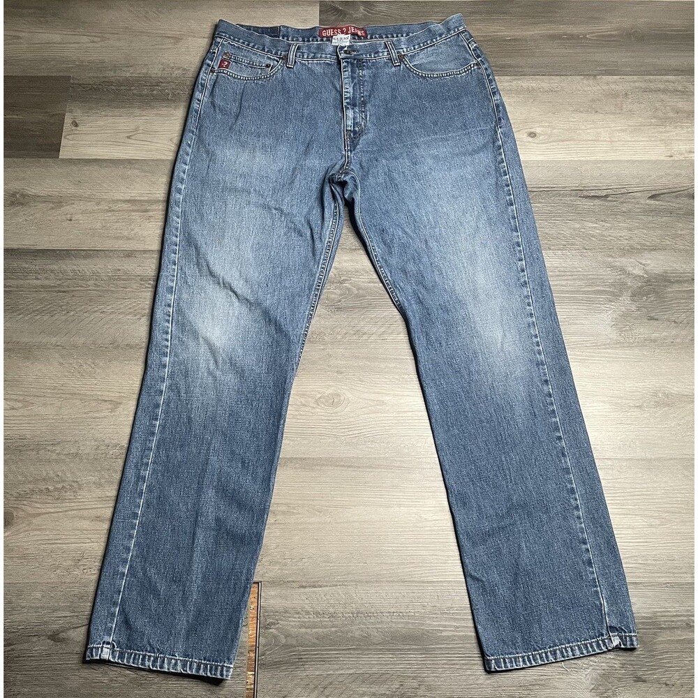 Vtg Guess Jeans Mens Size 40 (Measures 37x33) Classic Straight Leg 10012M4